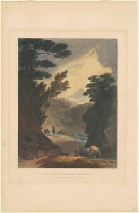 Kilátás a Schuylkill-vízesés közelében alkotó: John Hill, after Joshua Shaw