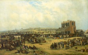 A verseny előtt (Nottingham Races), 1865