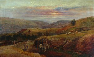 Burnley Valley a Crofts Stone-ból, 1870