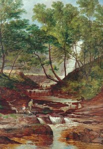 Cat Holes Dam Fall Todmordenben, 1870