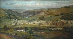 Hebden híd a Palace House-ból, Fairfield, 1869
