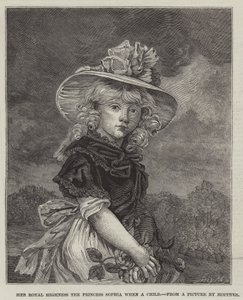 Ő Királyi Fensége, Zsófia hercegnő gyermekkorában alkotó: John Hoppner