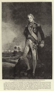 Horatio Nelson, Nelson vikomt és Bronte hercege, KB, admirális-helyettes alkotó: John Hoppner
