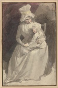 Mrs. Skinner és a gyermek alkotó: John Hoppner