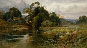 Dorking közelében, Surrey (olaj, vászon) alkotó: John Horace Hooper