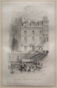 Napoleons szállás, Quai Conti, 1835.