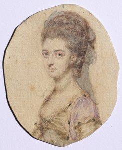 Charlotte Bertie, született Warren, Abingdon 4. grófnője portréja