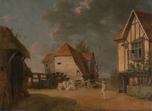 Jelenet a Malom szolgálólányából alkotó: John Inigo Richards RA