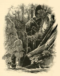 „Ice Glen, Stockbridge”, 1874.