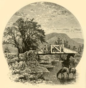 "Old Bridge, Blackberry River, Kánaán közelében", 1874.