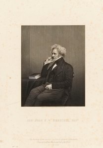 Sir John Frederick William Herschel (1792-1871), 1860 körül (stiffle-metszet)