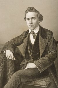 Paul Charles Morphy (1837-84) metszetét D.J. Pound egy fényképről, a „The Drawing-Room of Eminent Personages, Volume 2”, Londonban, 1860.