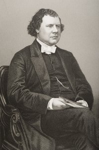William Morley Punshon (1824-81) metszett D.J. Pound egy fényképről, a „The Drawing-Room of Eminent Personages, Volume 2”, Londonban, 1860.
