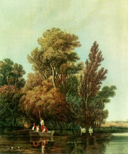 „A horgászmedence”, 1809, 1946. alkotó: John James Chalon