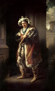 Edmund Kean (1787-1833) Richard III alkotó: John James Halls