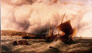 Luggers horgászat Boulogne kikötőjénél