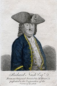 Richard Beau Nash, brit dandy, 18. század.