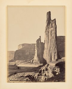 A kanyon főnökei, Canyon de Chelly, Arizona alkotó: John K. Hillers