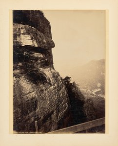 Hickory Nut Gap, Chimney Rockból, Észak-Karolina alkotó: John K. Hillers
