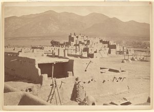 Észak-Taos Pueblo, Új-Mexikó alkotó: John K. Hillers