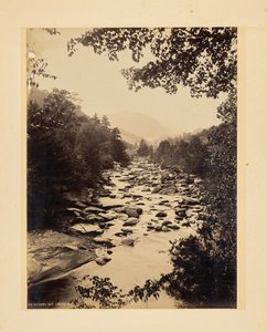 A Hickory Nut Creeknél, Észak-Karolina alkotó: John K. Hillers