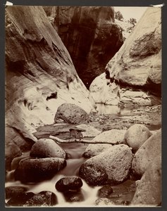 Tantalus Creek, a Fremont folyó mellékfolyója alkotó: John K. Hillers