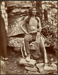 Yellow Bear, az okmulgee-i Muscogee nemzet tagja alkotó: John K. Hillers