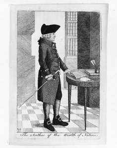 Adam Smith portréja 1723-1790 A nemzetek gazdagsága szerzője, 1790