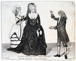 Sarah Siddons angol színésznő, 1784. alkotó: John Kay