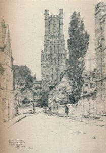 Ely-torony, délről, 1924 alkotó: John Keppie