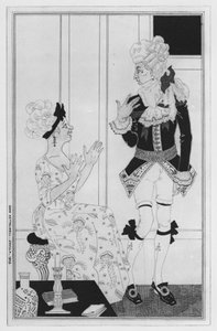 Illusztráció: William Congreve: Szerelem a szerelemért (litho)