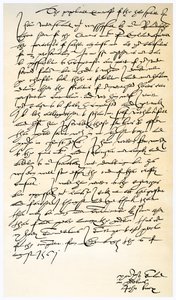 John Knox levele Sir Nicholas Throgmortonnak, 1561. augusztus 6.