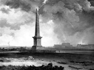 Villámcsapás Nelson emlékműve, 1810 körül