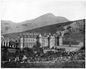 Holyrood palota, Edinburgh, Skócia, 19. század vége alkotó: John L. Stoddard