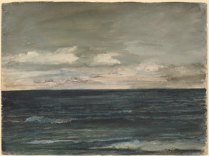 Tanulmány a Jersey Coaston alkotó: John La Farge