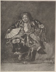 Noh Dancer, kb. 1886. alkotó: John La Farge