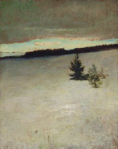 Snow Field, Reggel, Roxbury alkotó: John La Farge