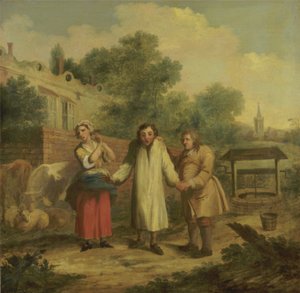 Kútból kivett főzőlap, 1726 körül (olaj, vászon)
