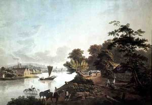 Malompart a Temzén, F. Jukes metszete