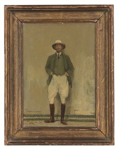 Walter B. Harris portréja, 1907 körüli (olaj, vászon, karton) alkotó: John Lavery