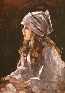 A művész lányának, Alice-nek portréja alkotó: John Lavery