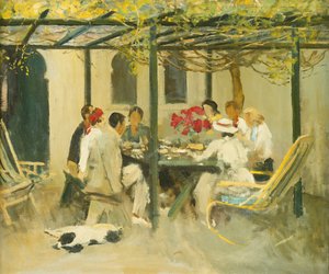 Tea Palm Springsben alkotó: John Lavery