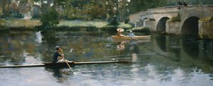 A híd Greznél alkotó: John Lavery