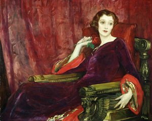A vörös rózsa, 1923 alkotó: John Lavery