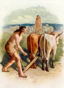 Káin és Ábel munkában alkotó: John Lawson