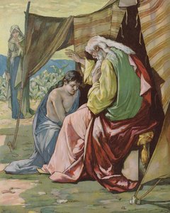 Izsák megáldja Jákóbot alkotó: John Lawson