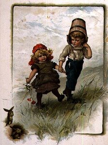 Jack és Jill, egy gyermek mondókák illusztrált könyvéből alkotó: John Lawson