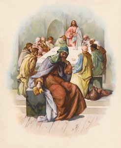 Az utolsó vacsora (színes litográfia) alkotó: John Lawson