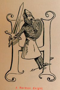 Egy normann lovag, 1860, 1860 c alkotó: John Leech