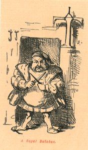 Egy királyi hentes, 1897. alkotó: John Leech